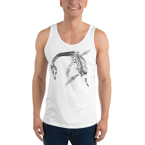 Plesiosaurus macrocephalus, Discovered by Mary Anning Unisex Tank Top - Fossil Daddy